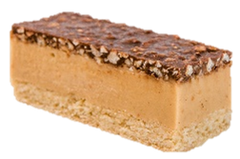 Hazelnut Bueno slice