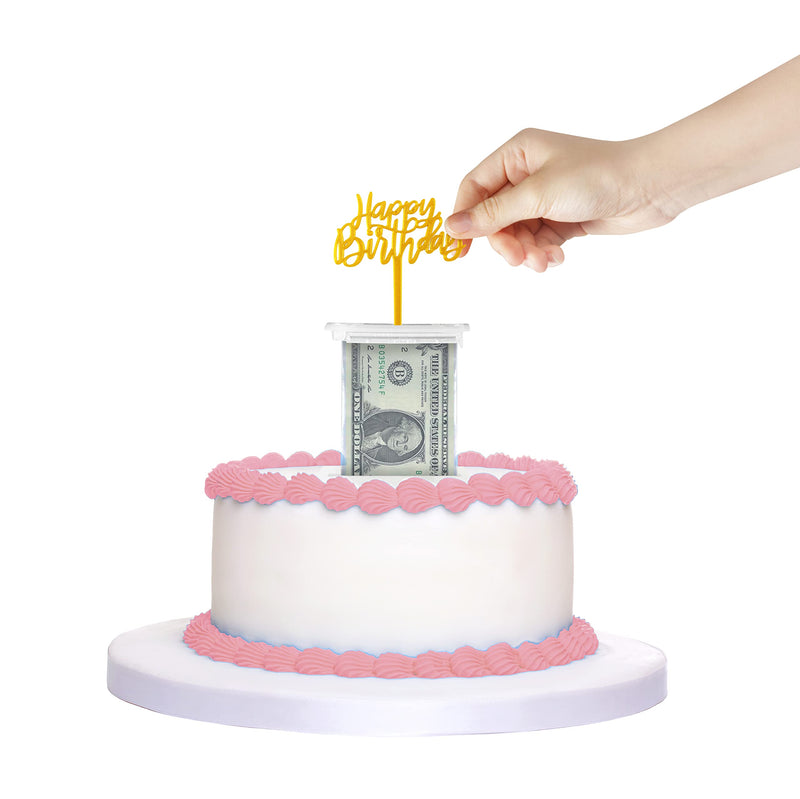 8" EXTRA HIGH BUTTERCREAM MONEY CAKE